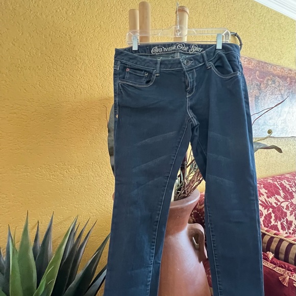 Converse One Star brand jean, size 12, fabric cotton/spandex. - Picture 2 of 6